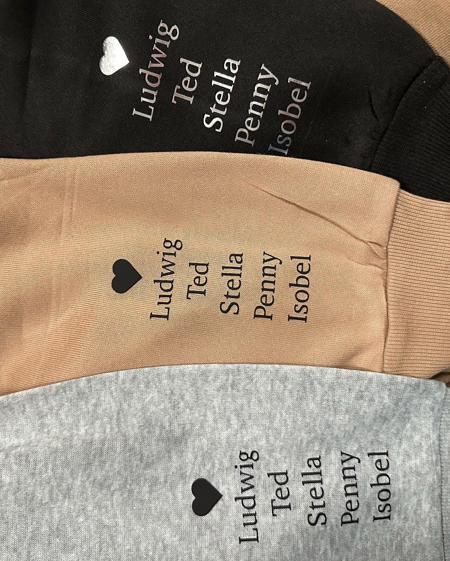 Tjocktröja MAMA beige