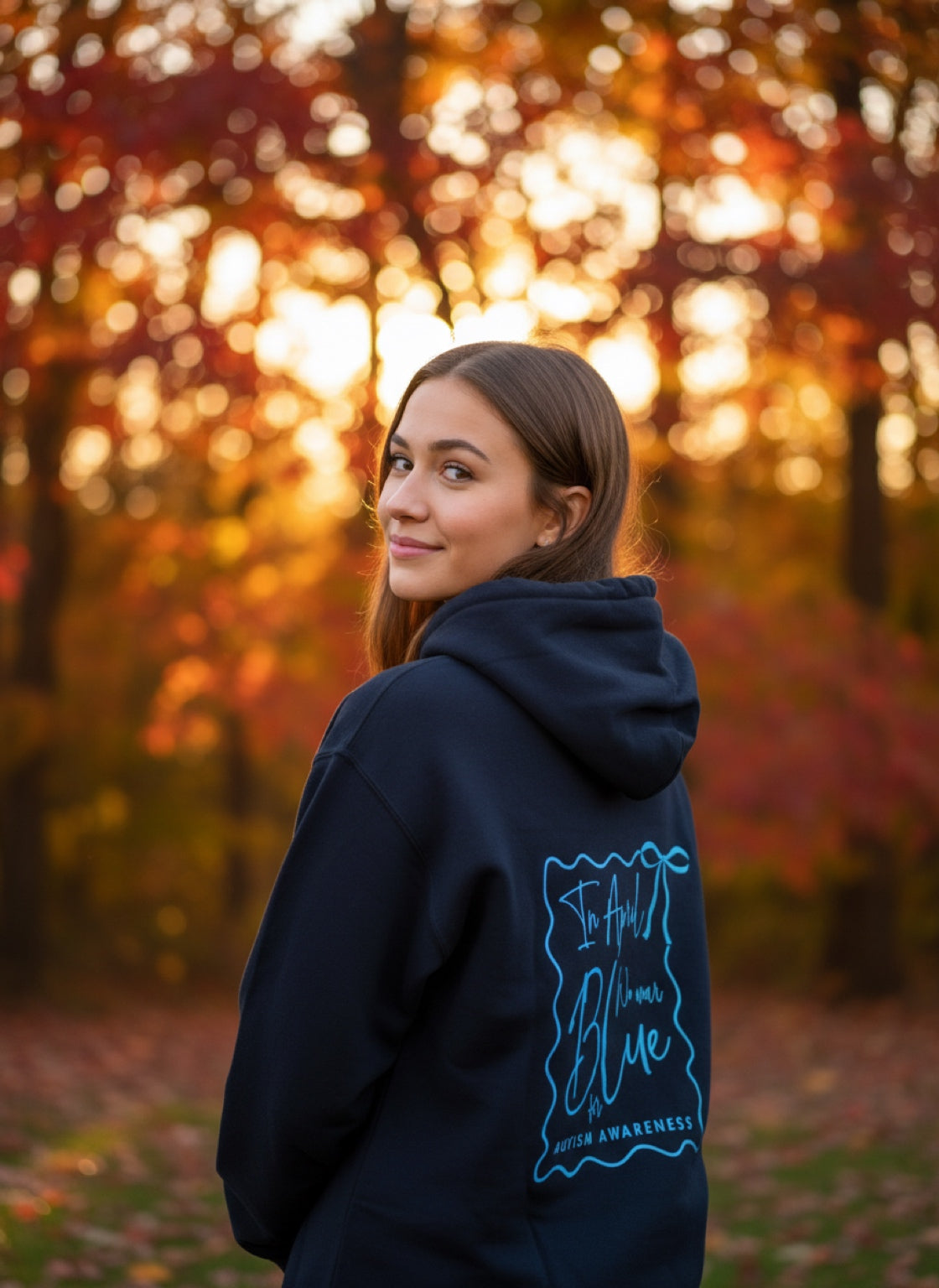 Hoodie autism awareness rosett