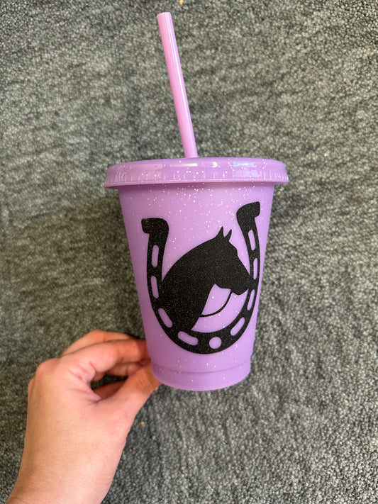 Tumbler häst lila