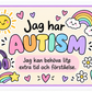 Jag har autism – situationskort