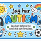 Jag har autism – situationskort