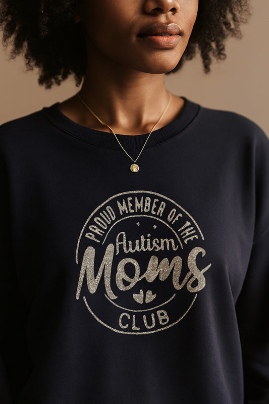 Sweatshirt autism moms club